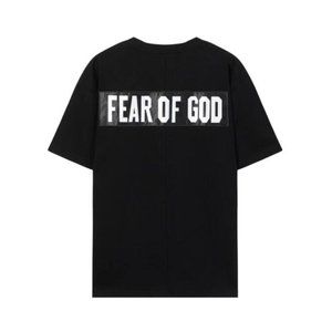 FEAR OF GOD Monogram print black T-shirt